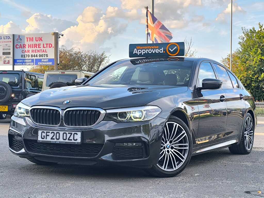 BMW 5 Series 2.0 Hybrid 520D 202020 Mht M Sport Saloon GF20OZC Grey #2