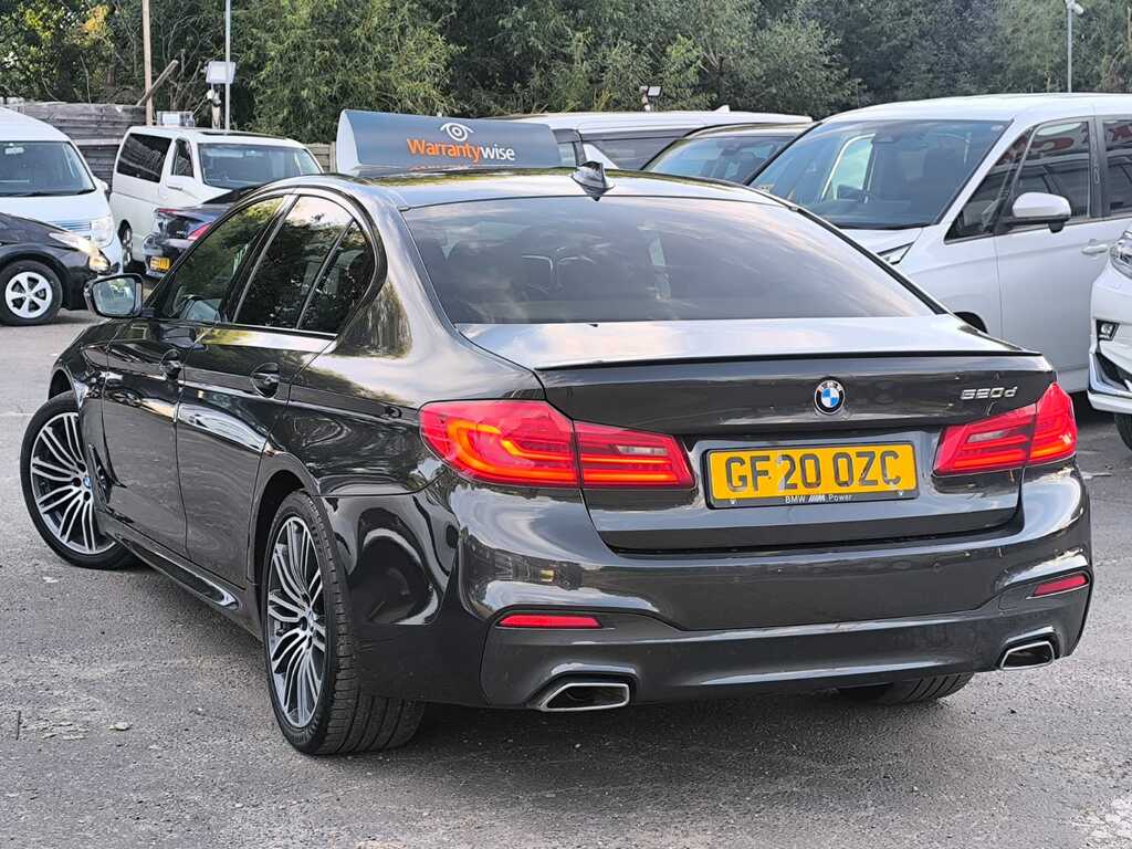 BMW 5 Series 2.0 Hybrid 520D 202020 Mht M Sport Saloon GF20OZC Grey #4