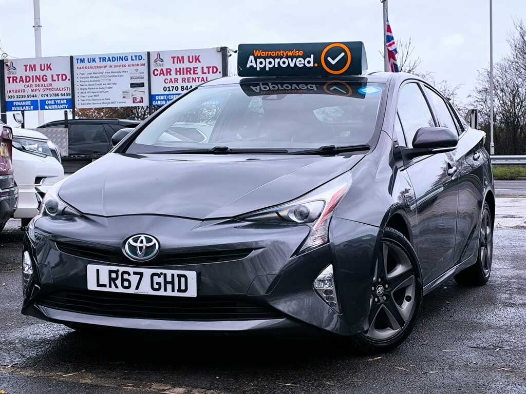 Toyota Prius 1.8 Hybrid 201767 Active 5 Seats Pco Ready U LR67GHD Grey #2