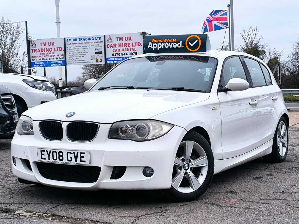 BMW 1 Series 120I 2.0 200808 Hatchaback 5 Se White #2