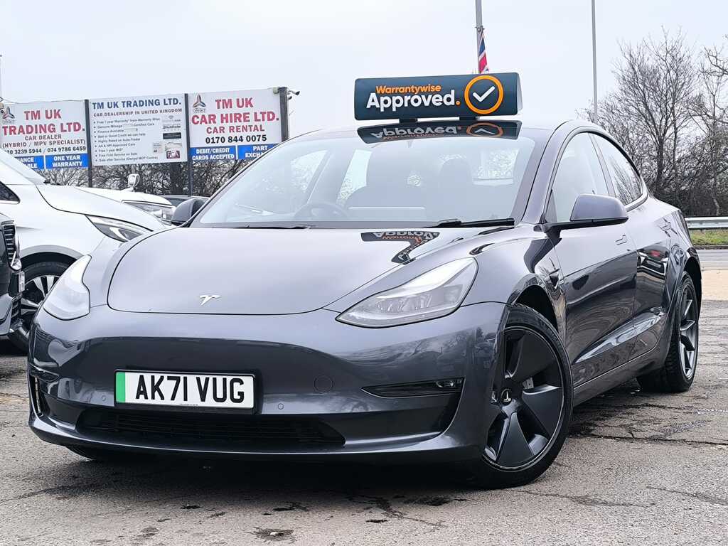 Tesla Model 3 202171 75 Kwh Long Range Saloon Awd 5 S AK71VUG Grey #2
