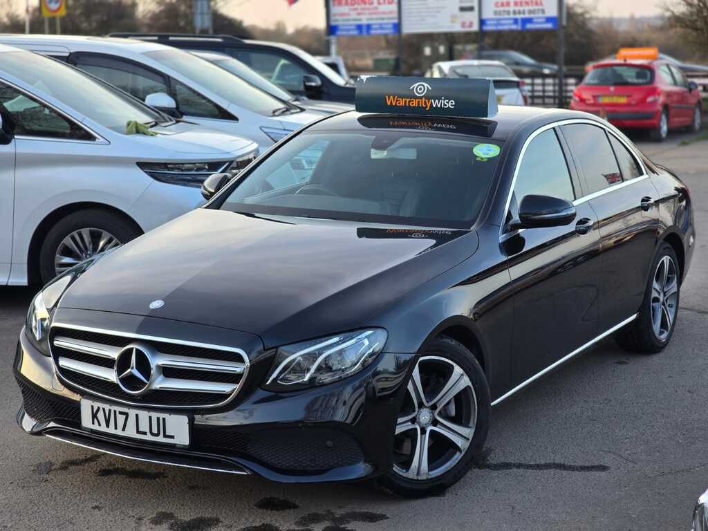 Mercedes-Benz E Class 2.0 201717 E220d Se Saloon KV17LUL Black #2