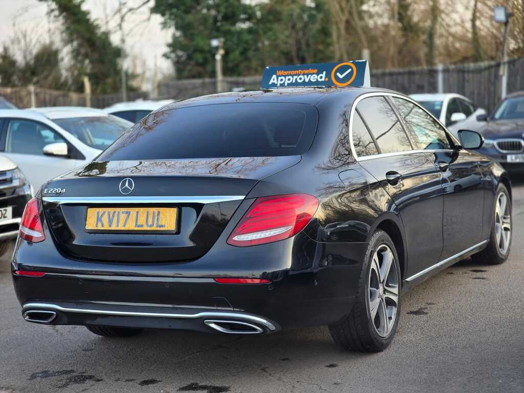 Mercedes-Benz E Class 2.0 201717 E220d Se Saloon KV17LUL Black #3