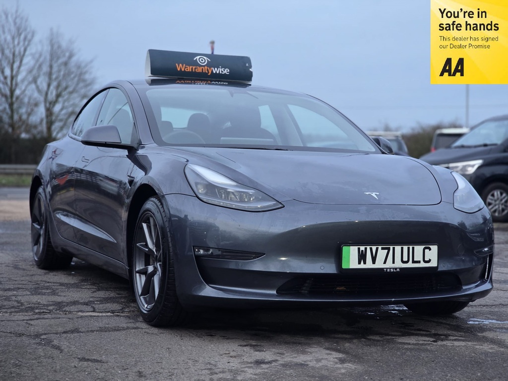 Tesla Model 3 202171 75 Kwh Long Range Saloon Awd 5 S Grey