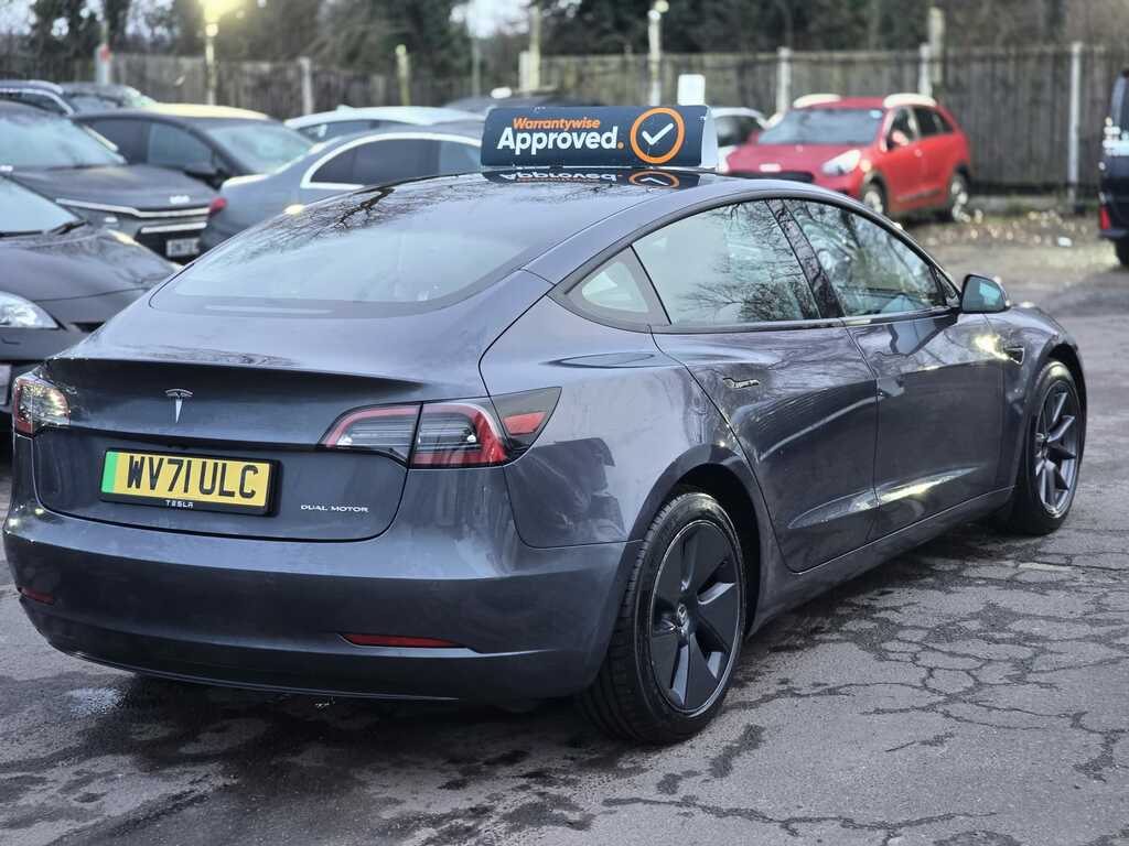 Tesla Model 3 202171 75 Kwh Long Range Saloon Awd 5 S WV71ULC Grey #3