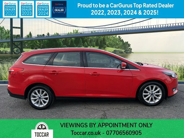 Ford Focus 1.0T Ecoboost Titanium Estate Eu YP15VCN Red #2