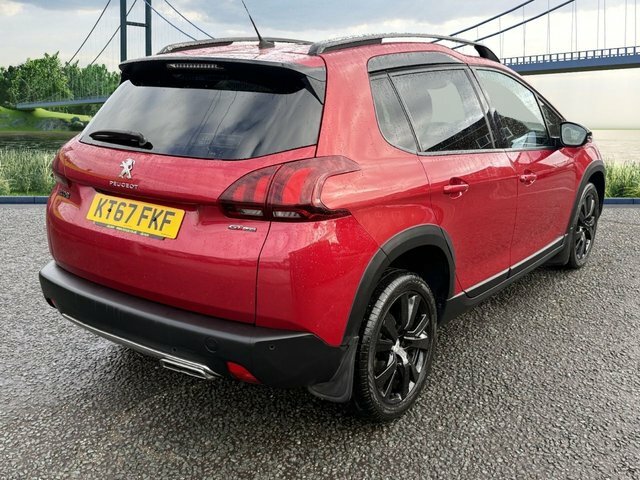 Peugeot 2008 1.6 Bluehdi Gt Line Suv Euro 6 KT67FKF Red #3