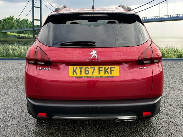 Peugeot 2008 1.6 Bluehdi Gt Line Suv Euro 6 KT67FKF Red #4