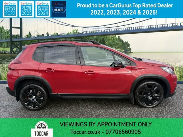 Peugeot 2008 1.6 Bluehdi Gt Line Suv Euro 6 KT67FKF Red #2