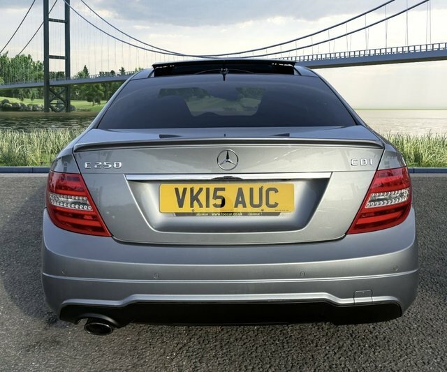 Mercedes-Benz C Class 2.1 C250 Cdi Amg Sport Edition Coupe G- VK15AUC Silver #4