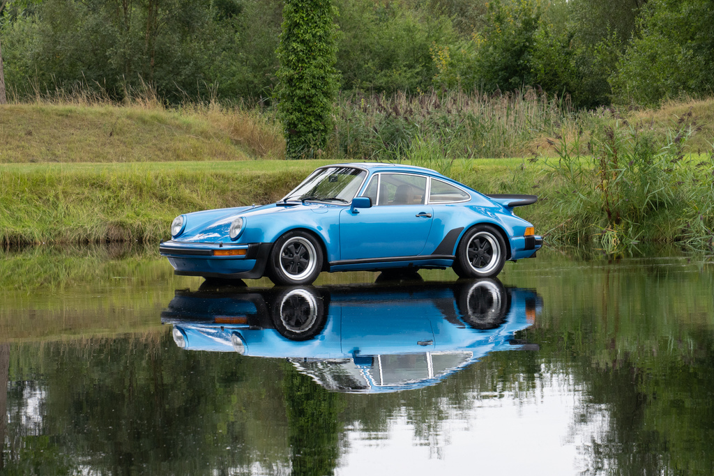 Porsche 911 930 Turbo 3.0 TRJ390R Blue #3