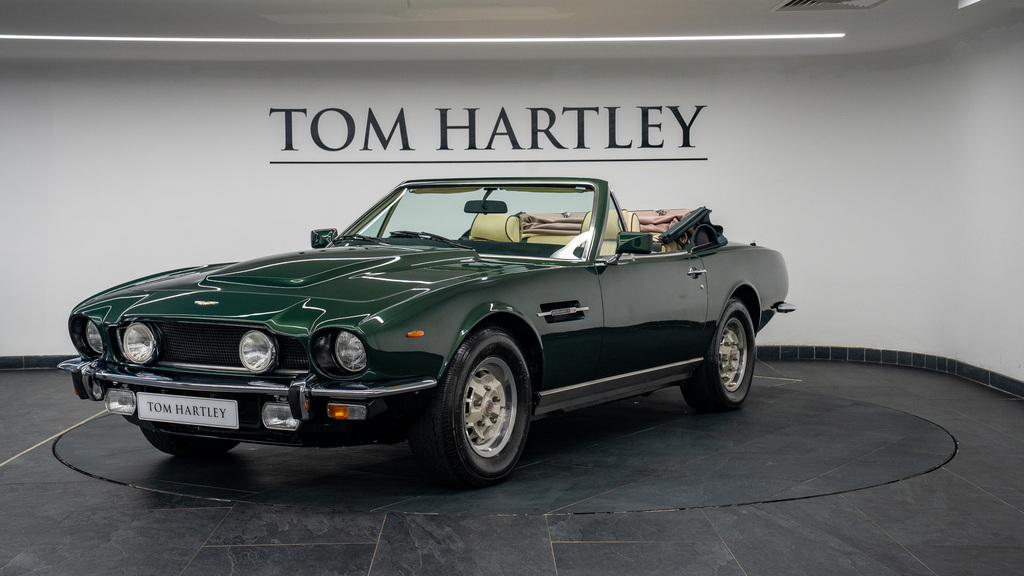 Aston Martin V8 Volante Oscar India Ex-roger Taylor Green