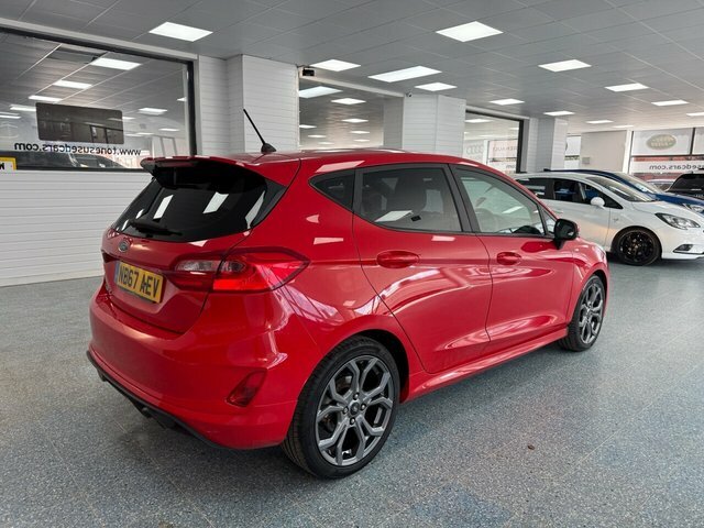 Ford Fiesta 1.0T Ecoboost St-line Hatchback ND67AEV Red #2