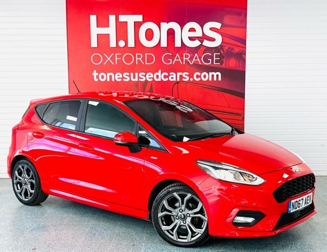 Ford Fiesta 1.0T Ecoboost St-line Hatchback Red
