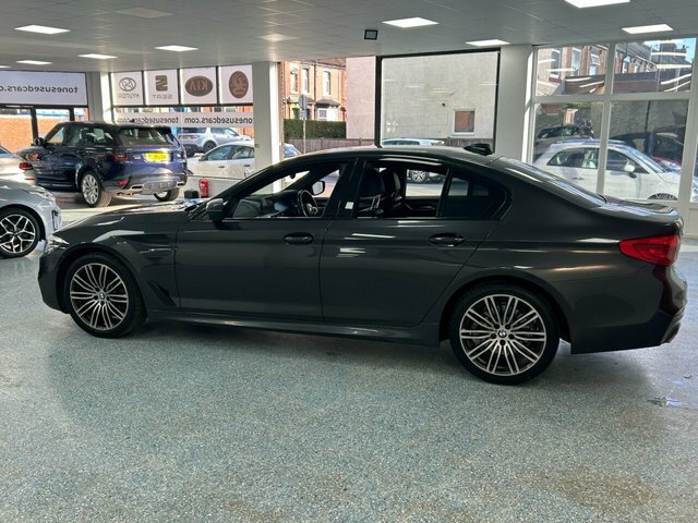 BMW 5 Series 2.0 520D M Sport Saloon Xdrive Eur FL68FAJ Grey #6