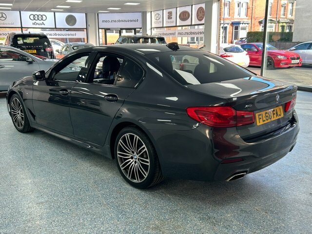 BMW 5 Series 2.0 520D M Sport Saloon Xdrive Eur FL68FAJ Grey #5