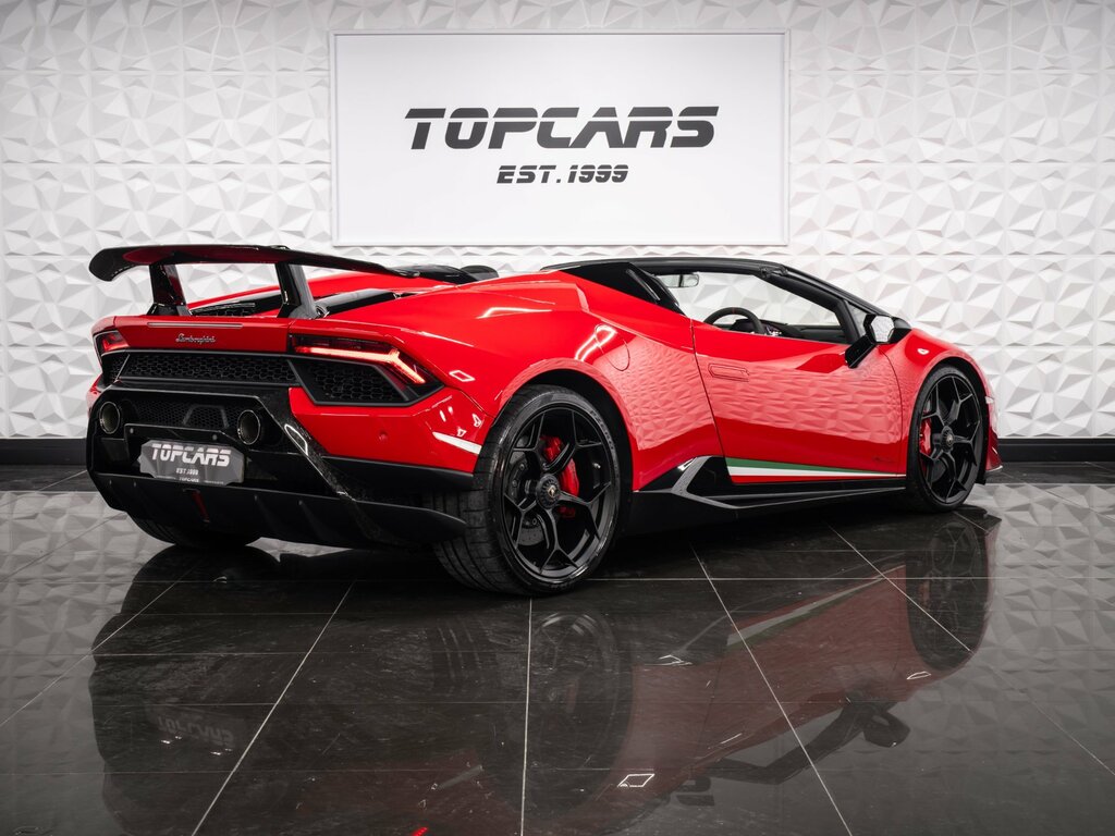 Lamborghini Huracan 5.2 V10 Lp 640-4 Performante Spyder Ldf Red #4