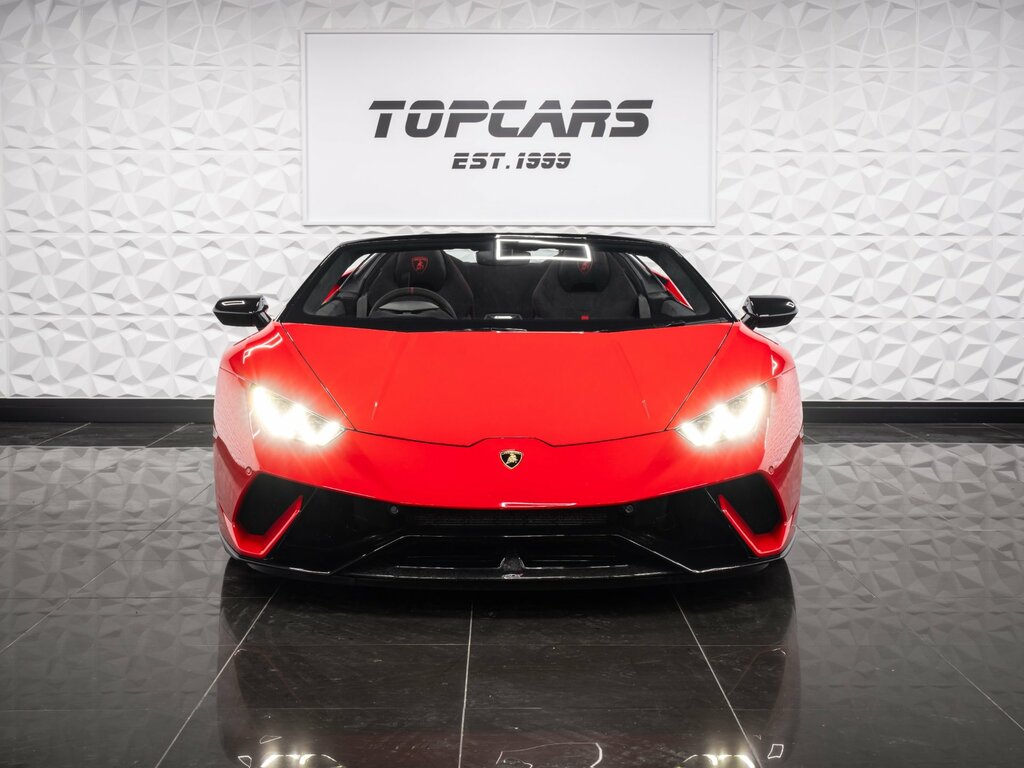Lamborghini Huracan 5.2 V10 Lp 640-4 Performante Spyder Ldf Red #2