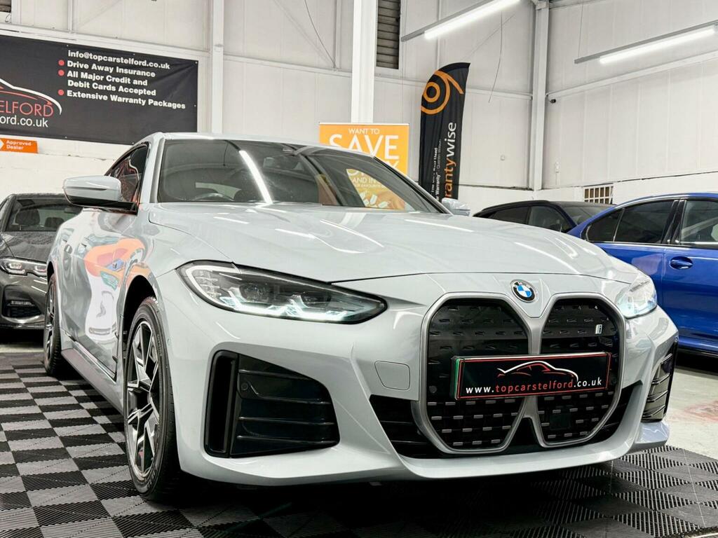 BMW i4 Hatchback 40 83.9Kwh M Sport Gran Coupe Edriv VN72CZE Grey #3
