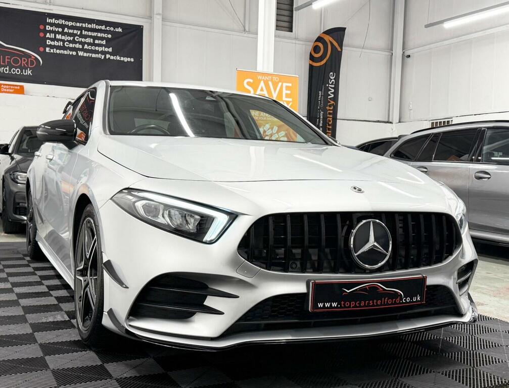 Mercedes-Benz A Class Hatchback 1.5 A180d Amg Line 7G-dct Euro 6 Ss 5 Silver
