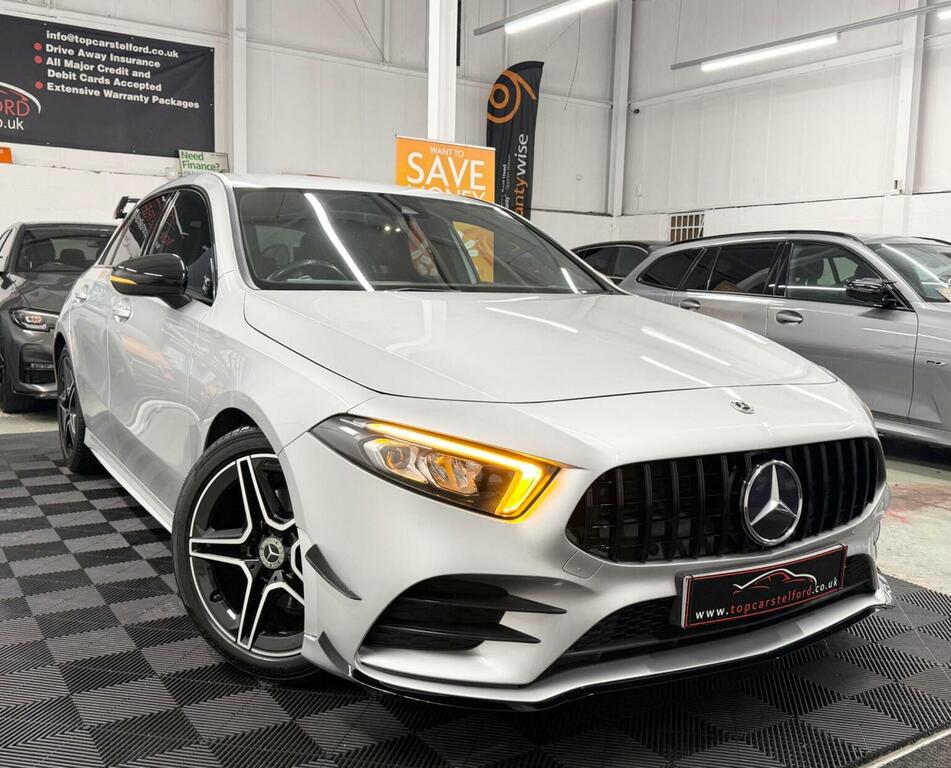 Mercedes-Benz A Class Hatchback 1.5 A180d Amg Line 7G-dct Euro 6 Ss 5 KM20BUP Silver #5