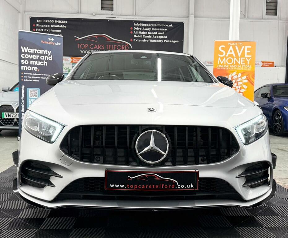 Mercedes-Benz A Class Hatchback 1.5 A180d Amg Line 7G-dct Euro 6 Ss 5 KM20BUP Silver #2