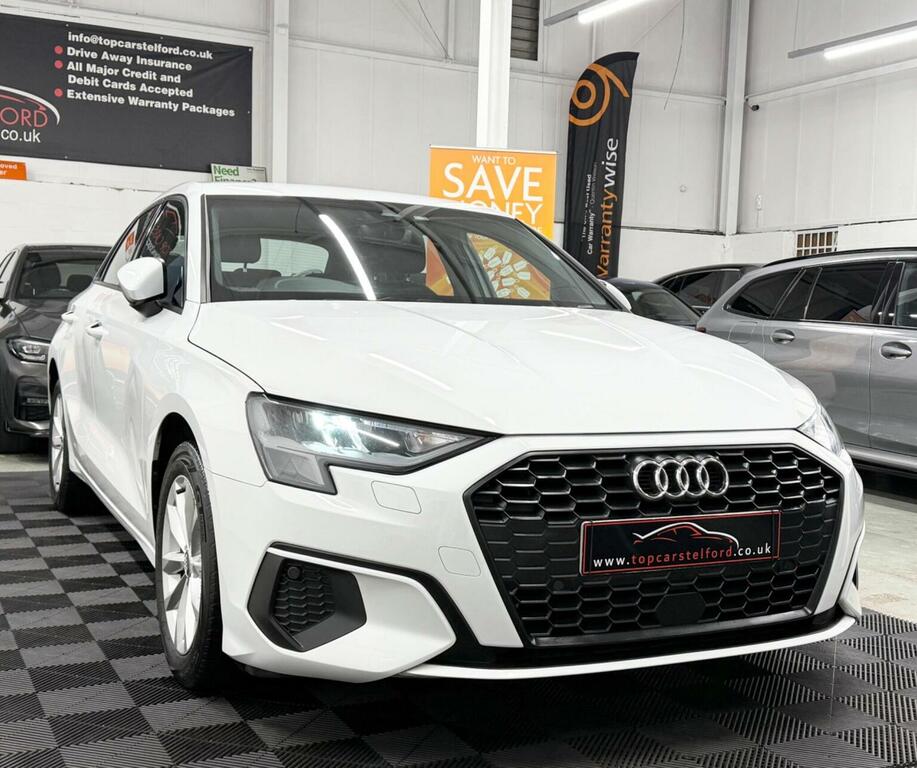 Audi A3 Hatchback 1.5 Tfsi 35 Technik Sportback Euro 6 S YR70OCS White #4