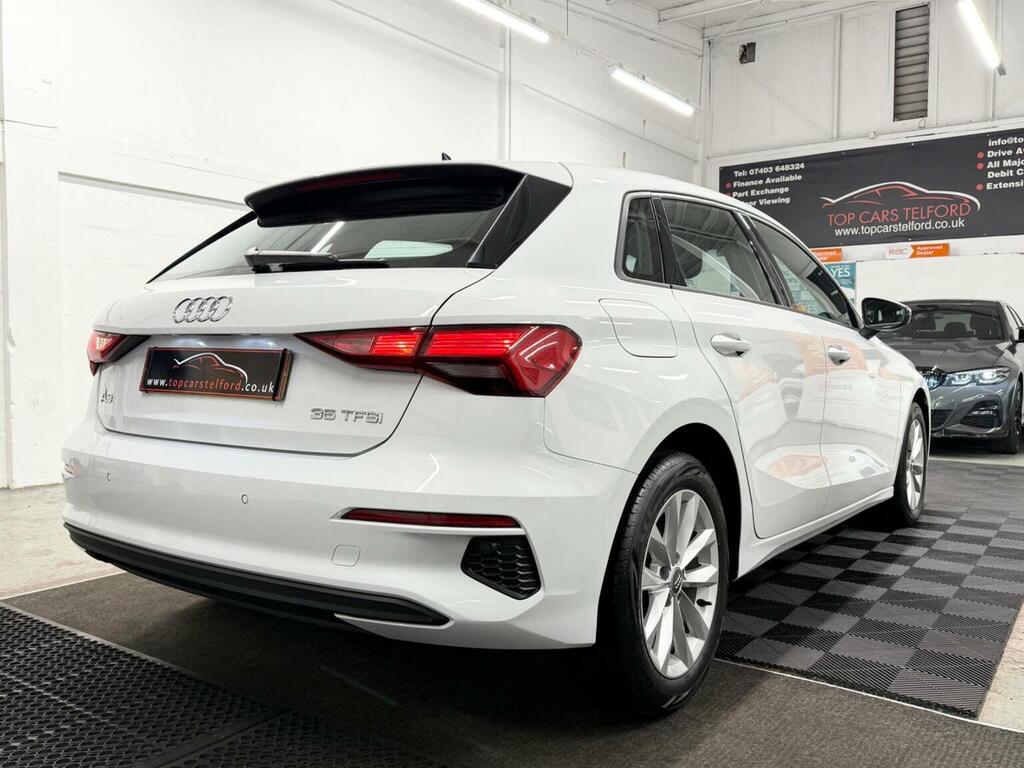 Audi A3 Hatchback 1.5 Tfsi 35 Technik Sportback Euro 6 S YR70OCS White #6