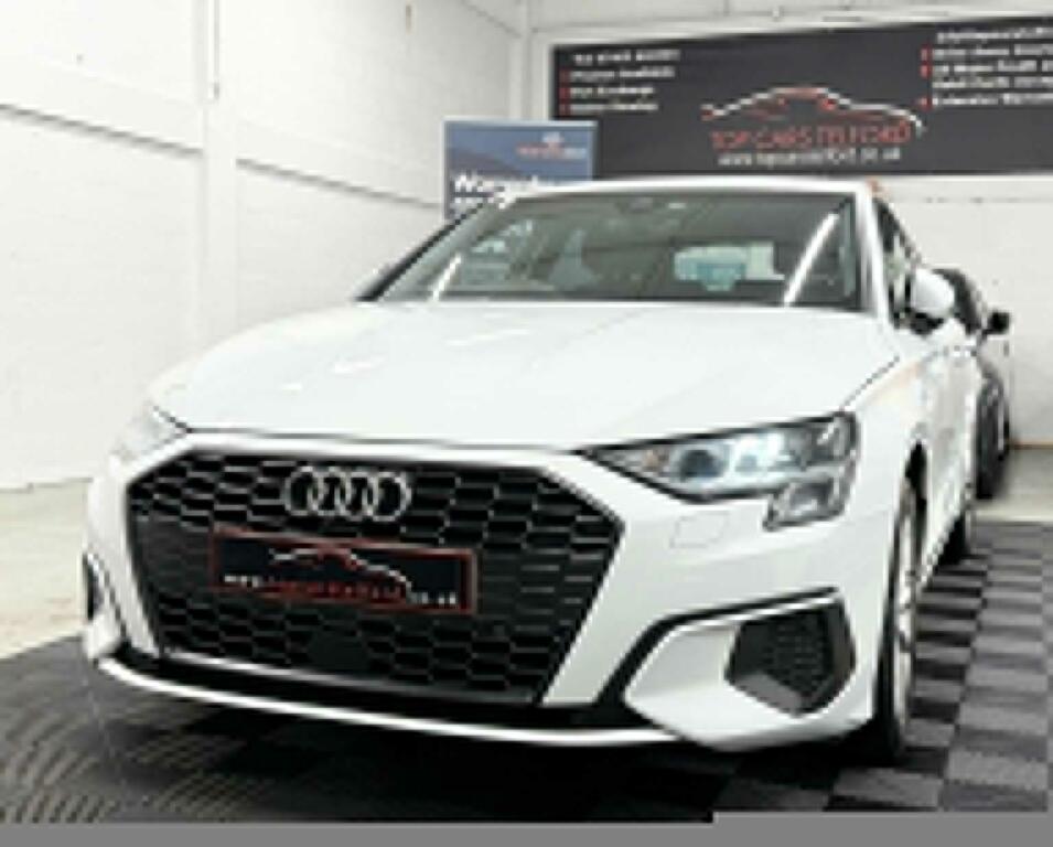 Audi A3 Hatchback 1.5 Tfsi 35 Technik Sportback Euro 6 S YR70OCS White #2