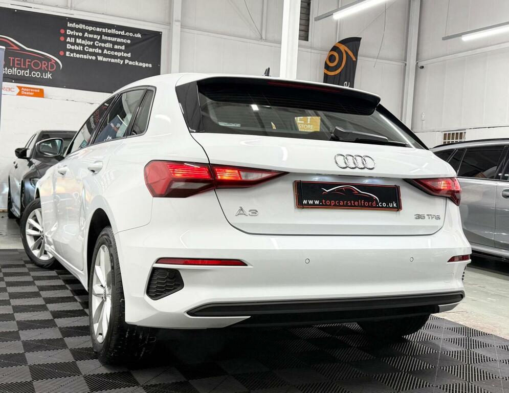 Audi A3 Hatchback 1.5 Tfsi 35 Technik Sportback Euro 6 S YR70OCS White #3