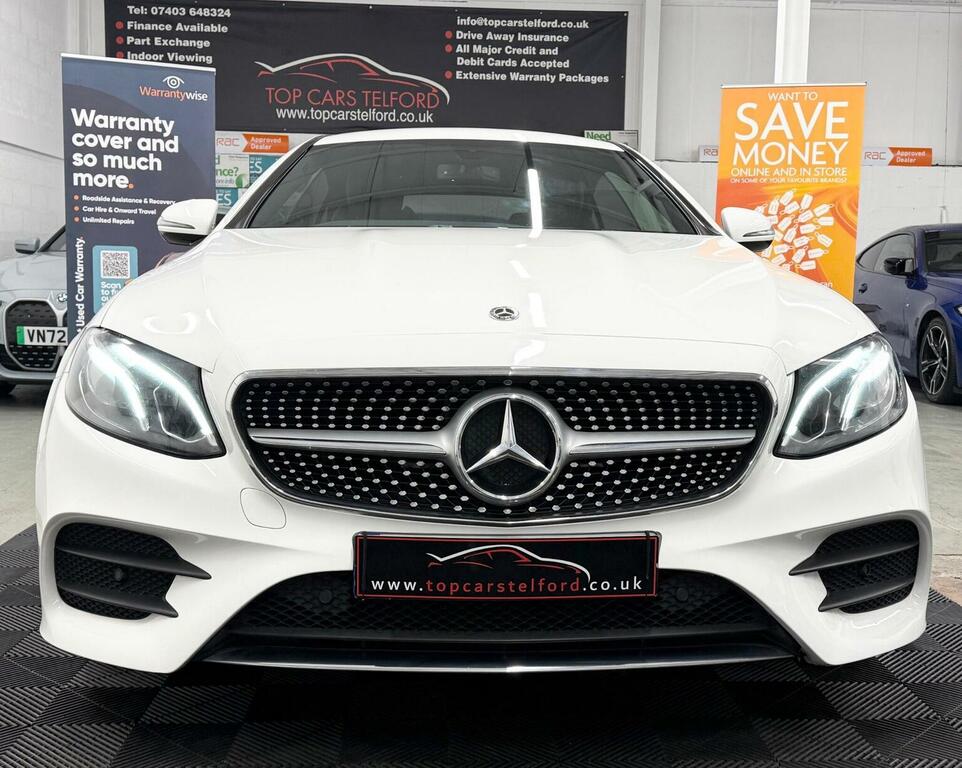 Mercedes-Benz E Class Coupe 2.0 E220d Amg Line G-tronic Euro 6 Ss WA18OMS White #4