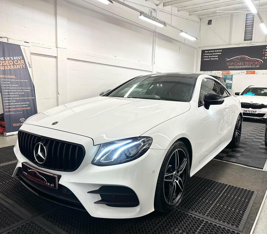 Mercedes-Benz E Class Coupe 2.0 E220d Amg Line G-tronic Euro 6 Ss BD18CPZ White #3