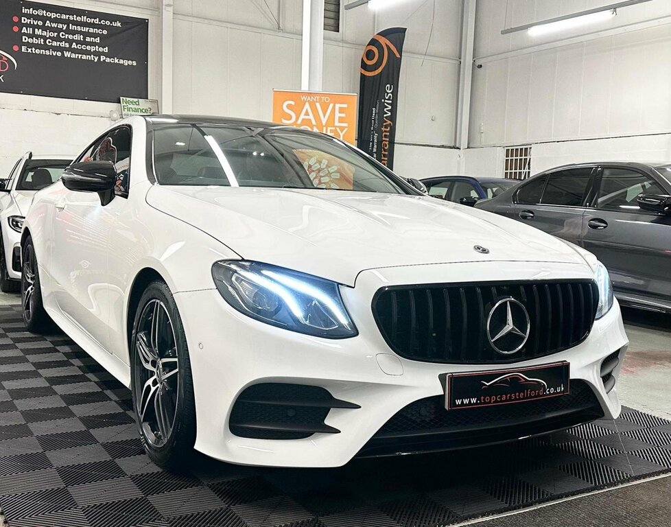 Mercedes-Benz E Class Coupe 2.0 E220d Amg Line G-tronic Euro 6 Ss White