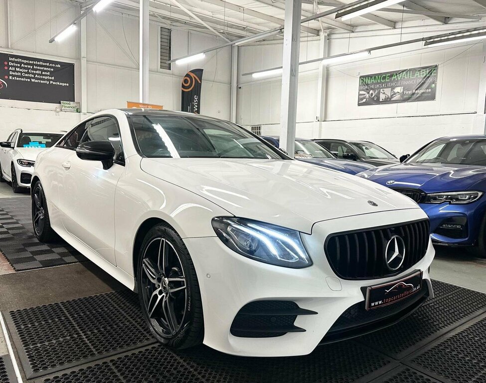 Mercedes-Benz E Class Coupe 2.0 E220d Amg Line G-tronic Euro 6 Ss BD18CPZ White #4
