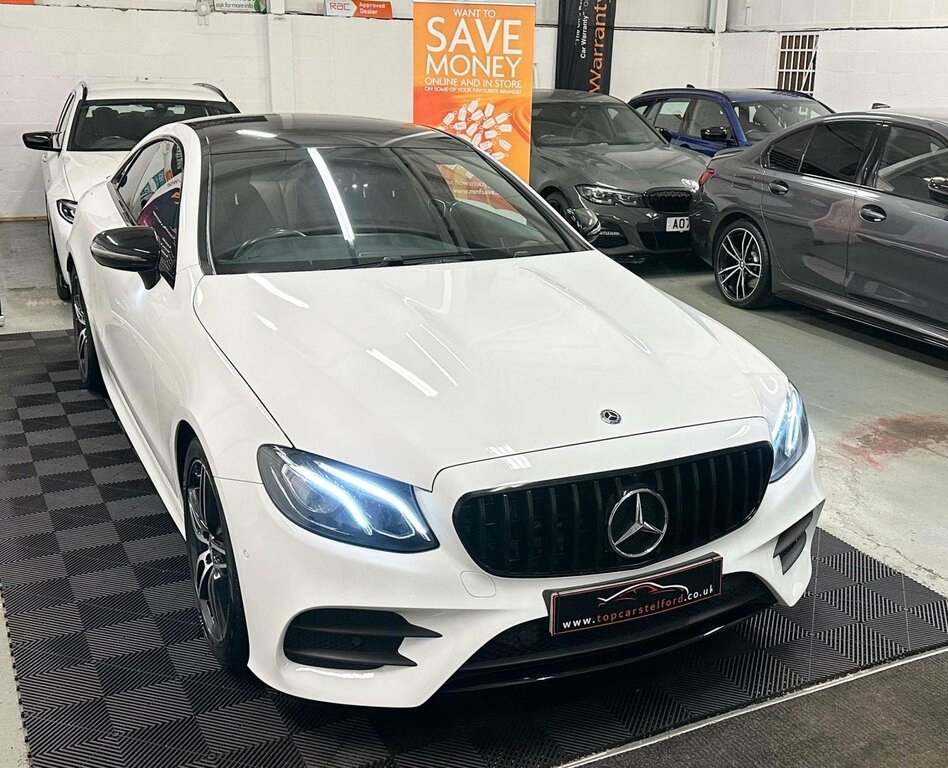 Mercedes-Benz E Class Coupe 2.0 E220d Amg Line G-tronic Euro 6 Ss BD18CPZ White #6