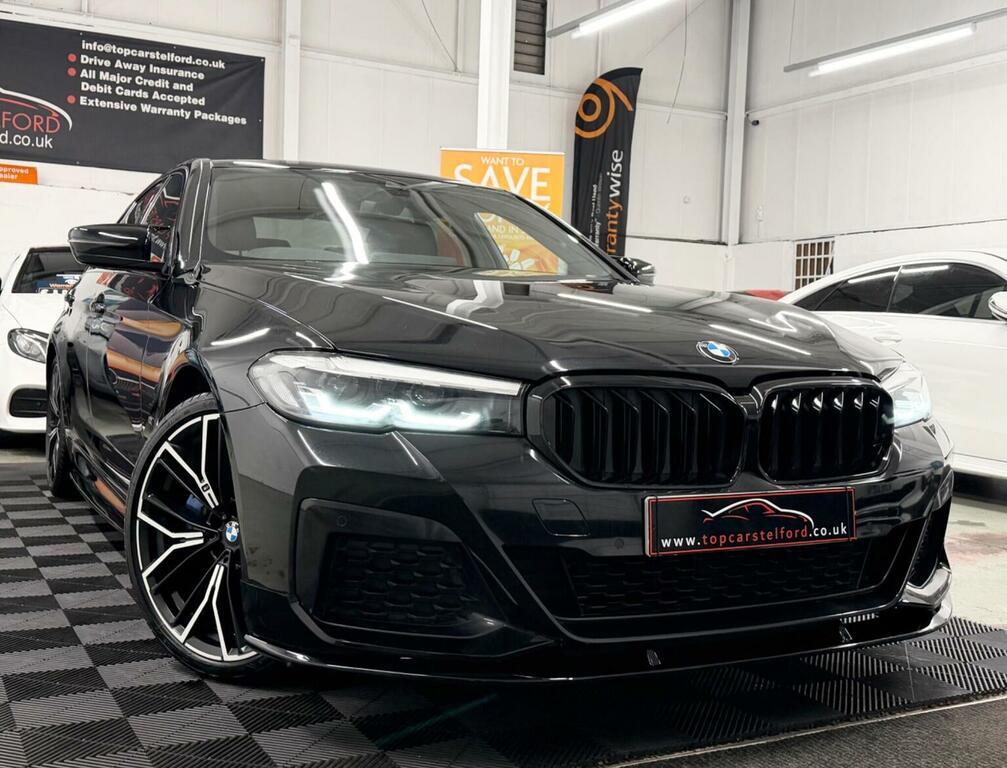 BMW 5 Series Saloon 2.0 520D Mht M Sport Steptronic Euro 6 Ss Black
