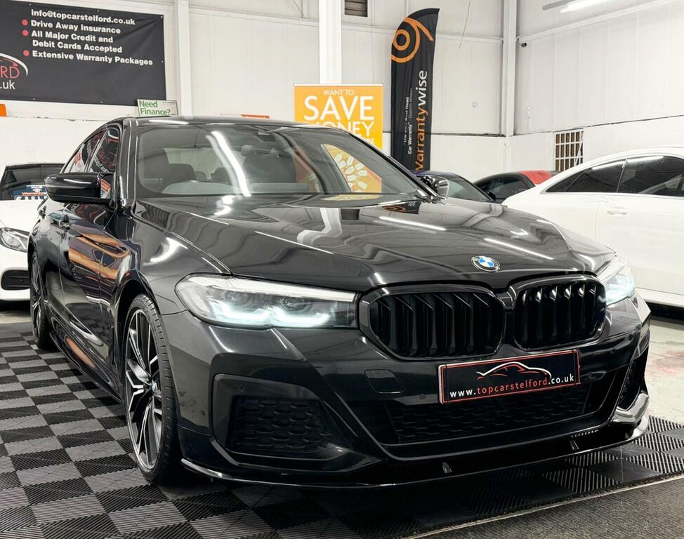 BMW 5 Series Saloon 2.0 520D Mht M Sport Steptronic Euro 6 Ss LC71CYS Black #5