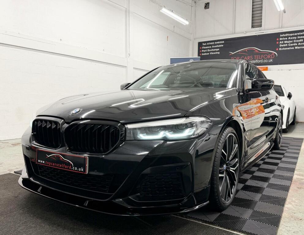 BMW 5 Series Saloon 2.0 520D Mht M Sport Steptronic Euro 6 Ss LC71CYS Black #6