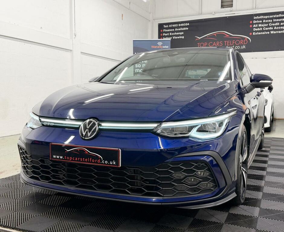 Volkswagen Golf Hatchback 2.0 Tdi Gtd Dsg Euro 6 Ss 20237 YB72DVG Blue #3
