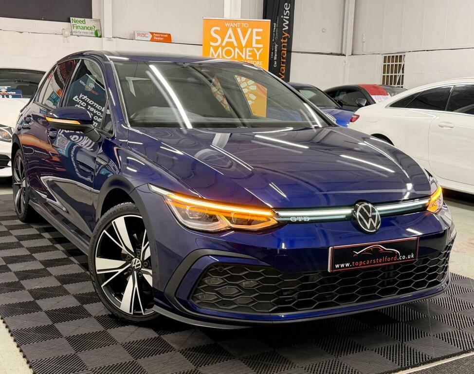Volkswagen Golf Hatchback 2.0 Tdi Gtd Dsg Euro 6 Ss 20237 YB72DVG Blue #5