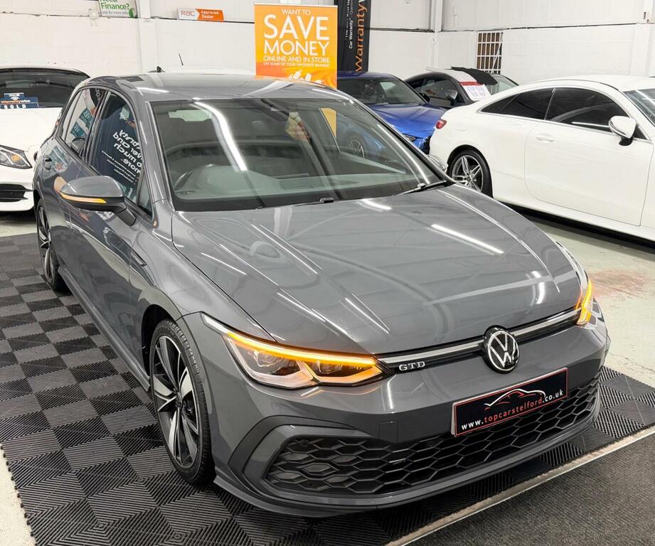 Volkswagen Golf Hatchback 2.0 Tdi Gtd Dsg Euro 6 Ss 20217 VN71XHG Grey #6