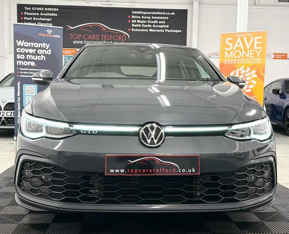 Volkswagen Golf Hatchback 2.0 Tdi Gtd Dsg Euro 6 Ss 20217 VN71XHG Grey #2