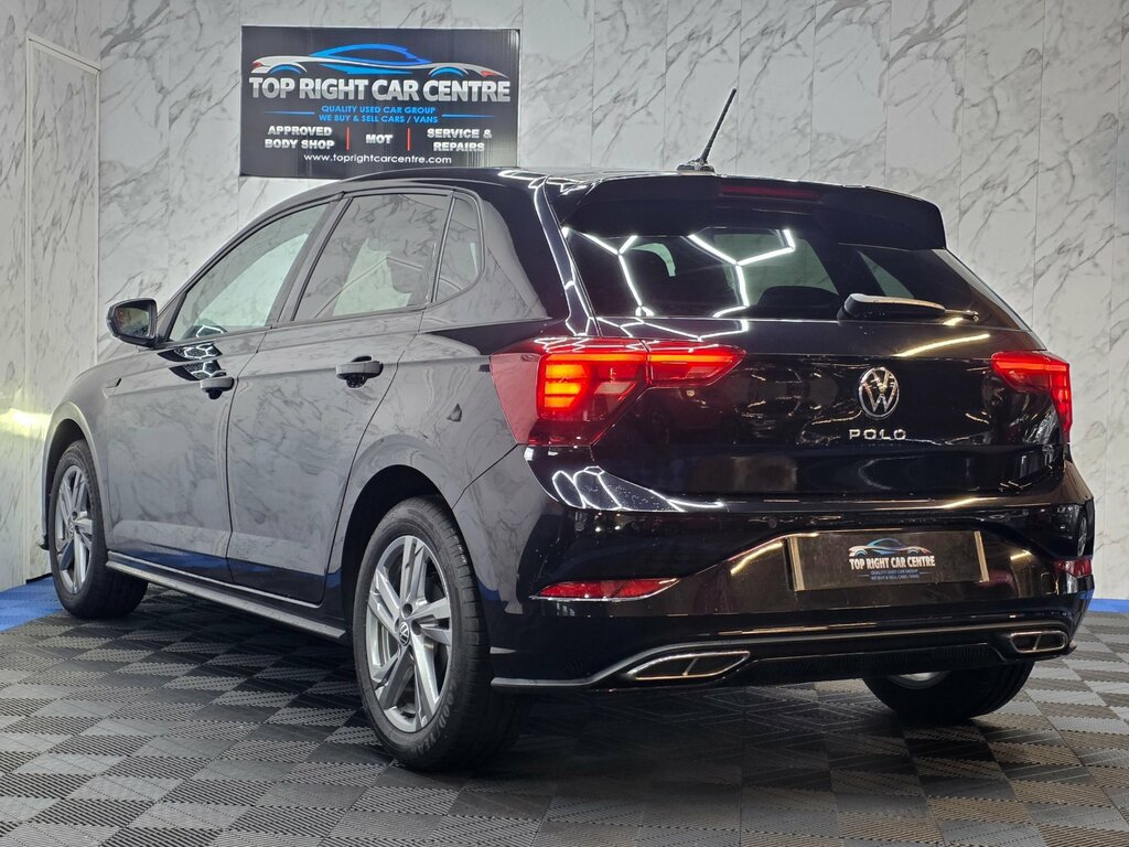 Volkswagen Polo 1.0 Tsi R-line Hatchback Euro 6 Ulez Ss 95 Ps HK24LBF Black #5