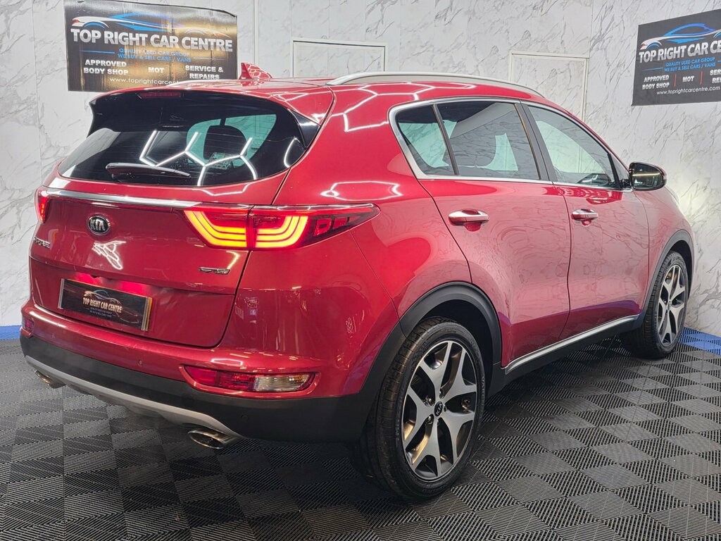 Kia Sportage 1.6 T-gdi Gt-line Suv Awd Euro 6 Ulez 174 Bhp DN17NZJ Red #5