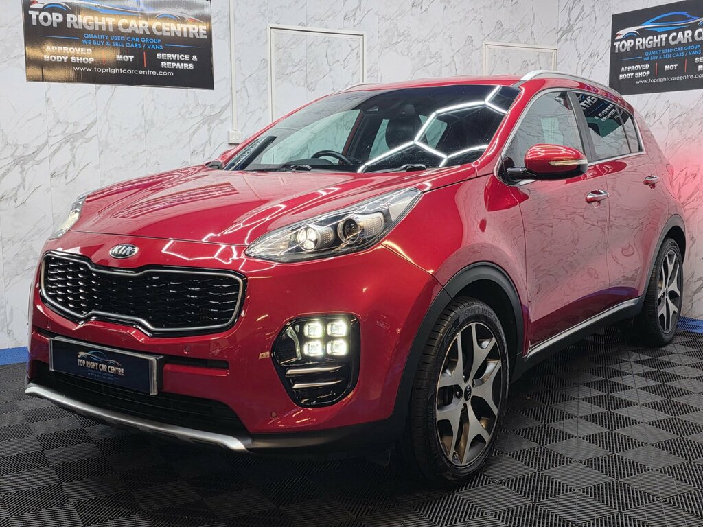 Kia Sportage 1.6 T-gdi Gt-line Suv Awd Euro 6 Ulez 174 Bhp DN17NZJ Red #3