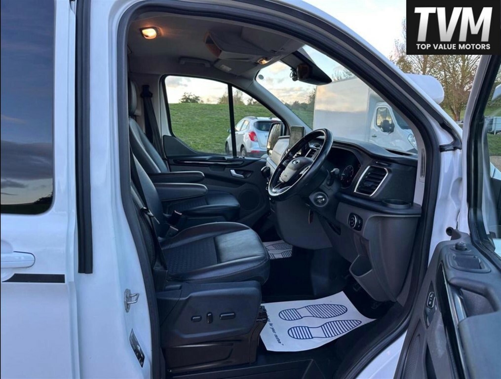 Ford Transit Custom 2.0 320 Ecoblue Sport Crew Van L2 H1 Euro 6 Ss LV71UVN White #2