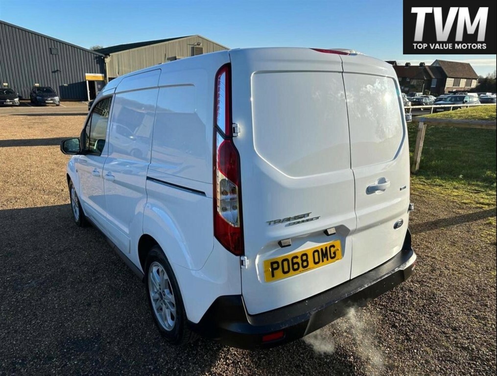 Ford Transit Connect 1.5 200 Ecoblue Limited L1 Euro 6 Ss PO68OMG White #4