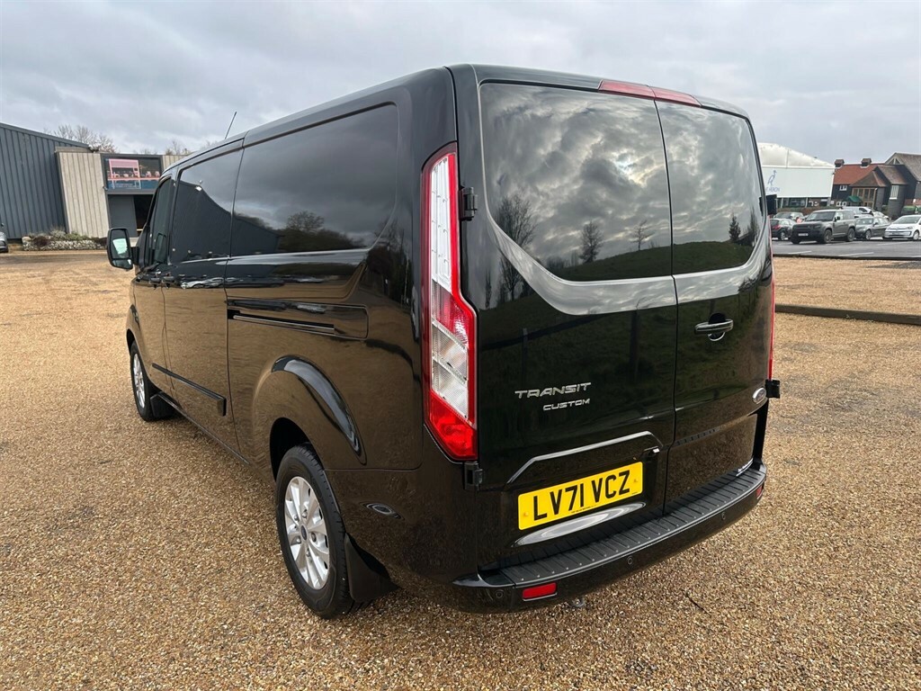Ford Transit Custom 2.0 320 Ecoblue Limited L2 H1 Euro 6 Ss LV71VCZ Black #5
