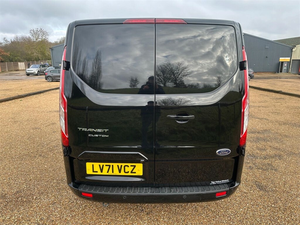 Ford Transit Custom 2.0 320 Ecoblue Limited L2 H1 Euro 6 Ss LV71VCZ Black #6