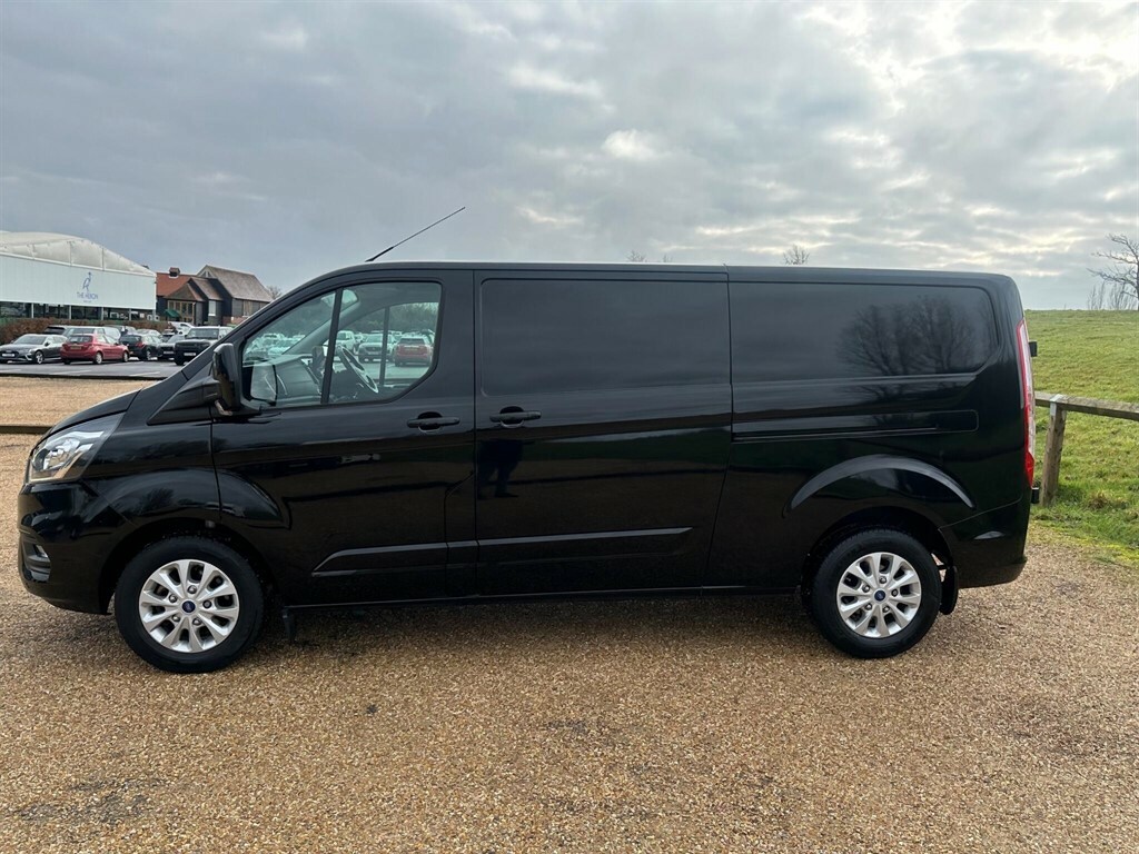 Ford Transit Custom 2.0 320 Ecoblue Limited L2 H1 Euro 6 Ss LV71VCZ Black #4